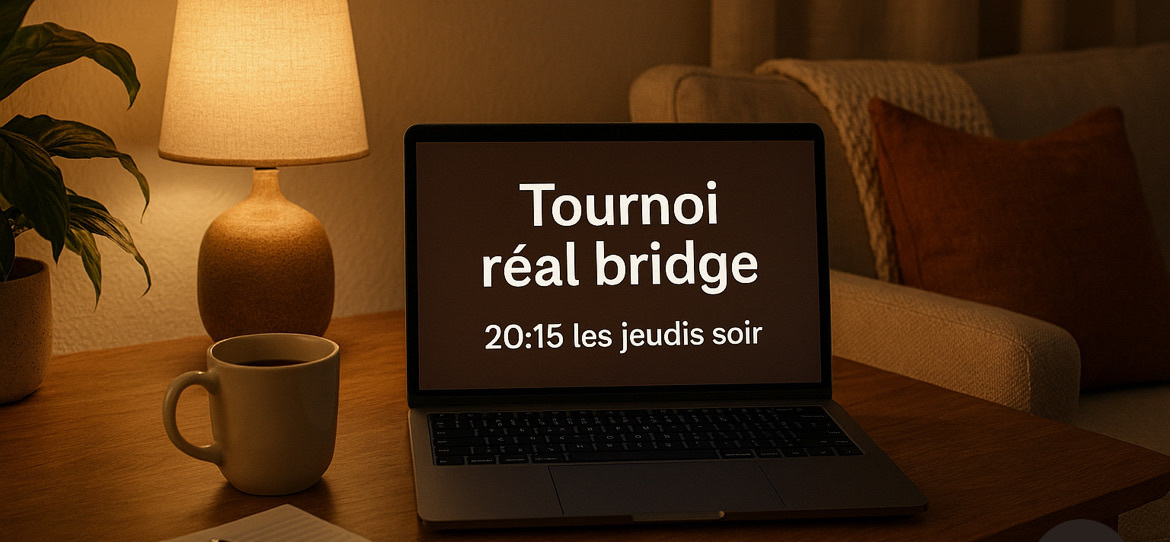 Club de Mérignies Real bridge les jeudis soir 20:15