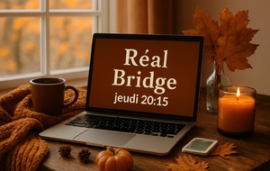 Tournoi Réal Bridge les jeudis 20:15