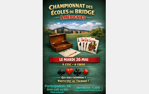 Championnat des écoles de Bridge à Mérignies