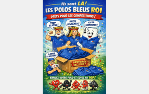 les polos Mérignies bridge sont arrivés, récupérez votre polo à partir d’aujourd’hui