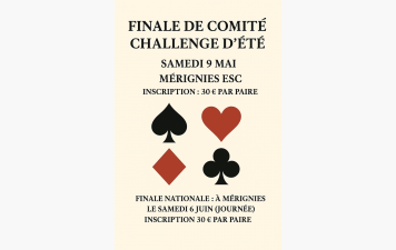 Challenge d’été par 2 le 9 Mai à Mérignies