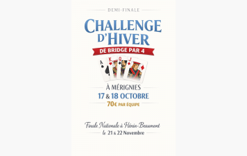 Challenge par 4 à Mérignies à l’ESC  les 17 et 18 octobre
