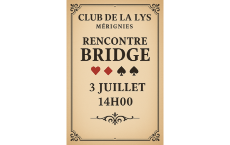 Rencontre amicale Cercle de la lys / Mérignies le 3 Juillet 