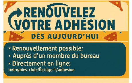 Adhésions 2025-2026