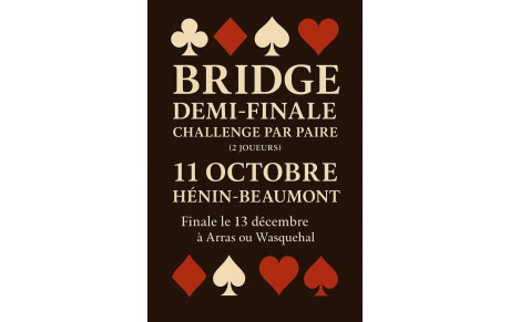 Challenge par paire le 11 Octobre