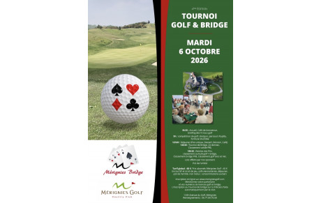 Golf / Bridge Mérignies le 6 Octobre 2026